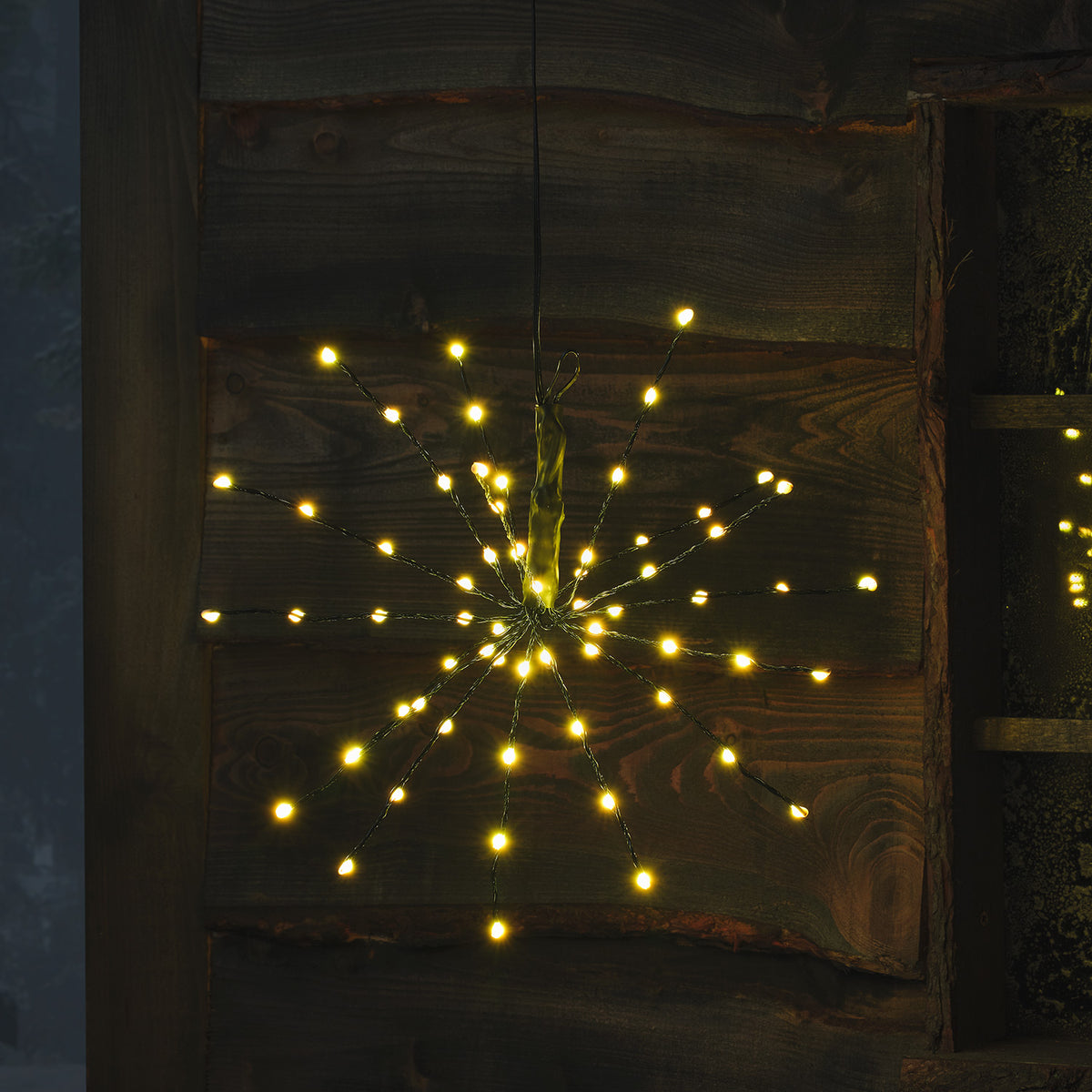 36cm LED Starburst Weihnachtsdeko außen mit Farbauswahl