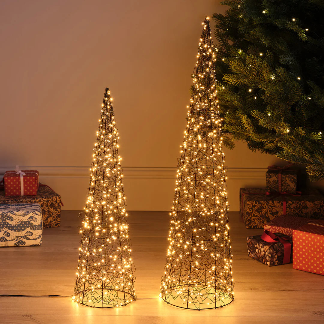 80cm LED-Weihnachtsbaum aus Draht