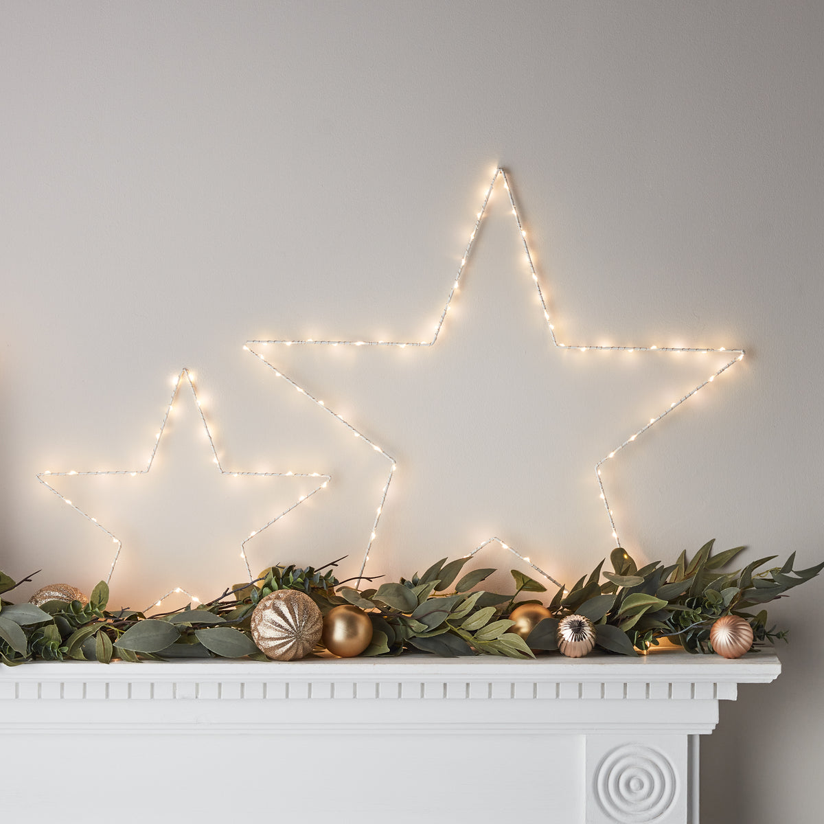 Bundle aus zwei batteriebetriebenen Osby LED-Leuchtsternen