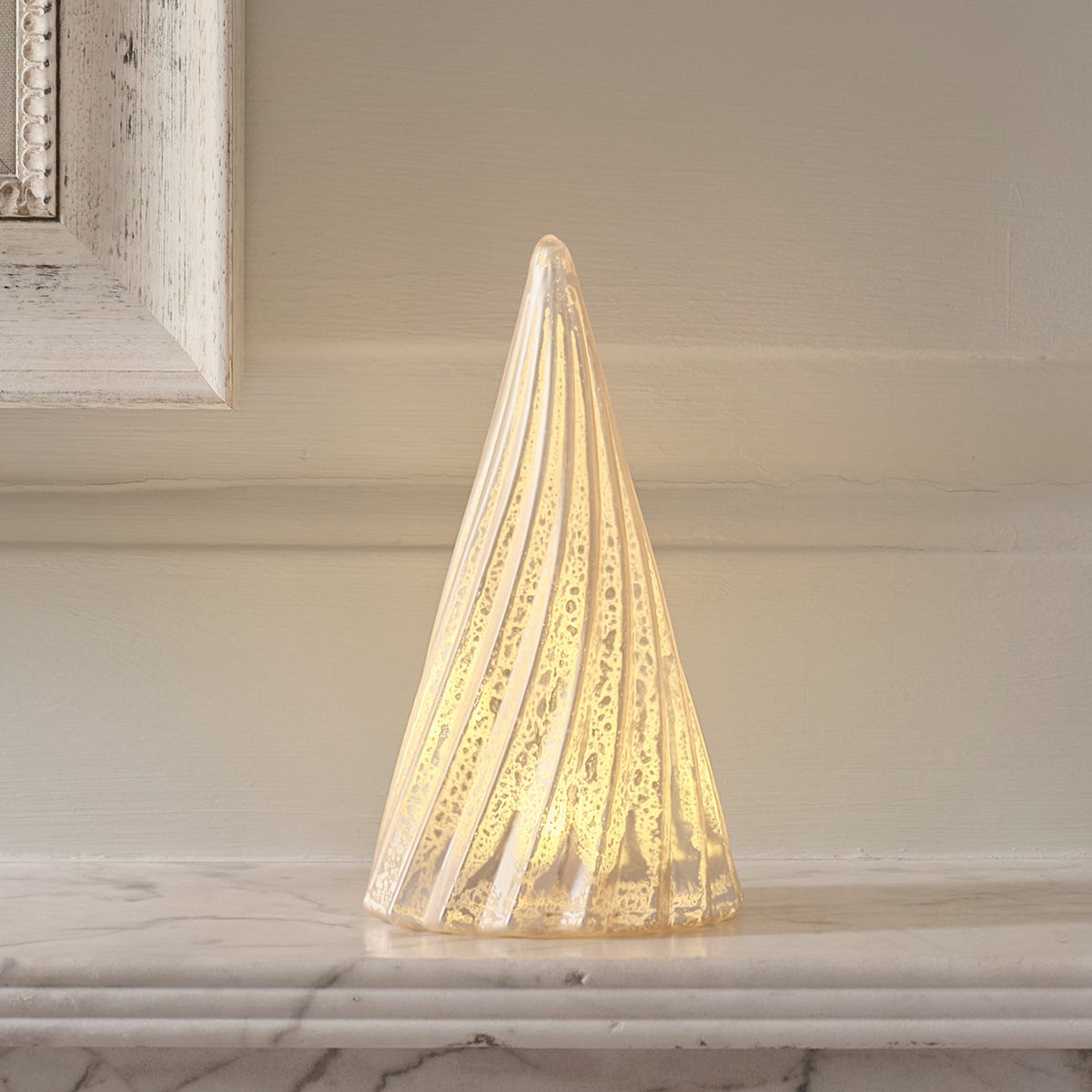 LED-Weihnachtsbaum aus Glas