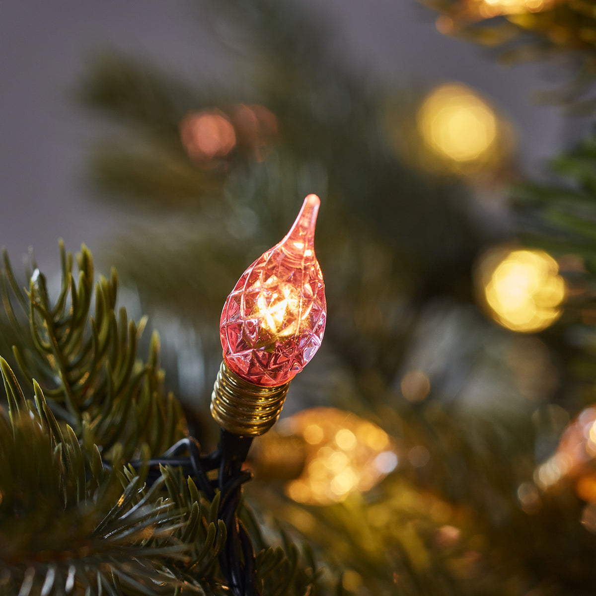 150er LED C9 Glühbirnen Lichterkette pastell koppelbar