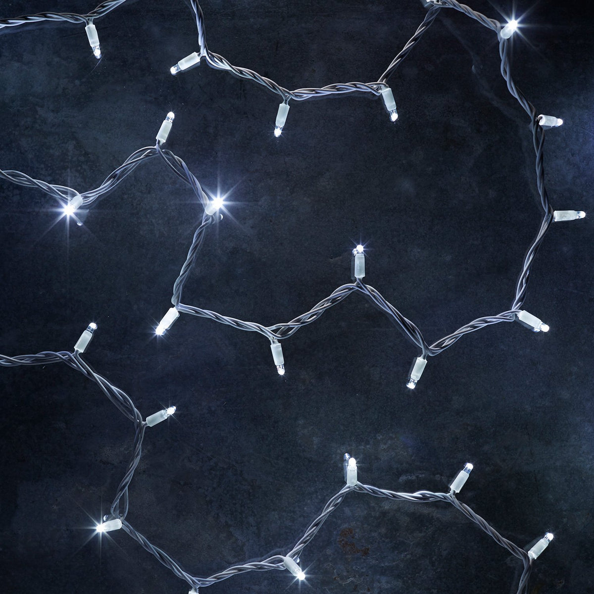 Pro Connect IP67, 200m 2000er LED Lichterkette weiß koppelbar weißes Kabel