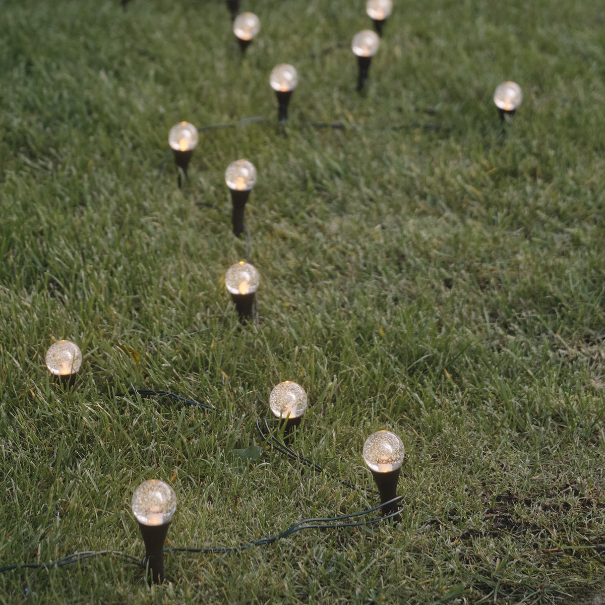 20er Set "Pacific" Solar-Gartenstecker mit Mini-Kugeln