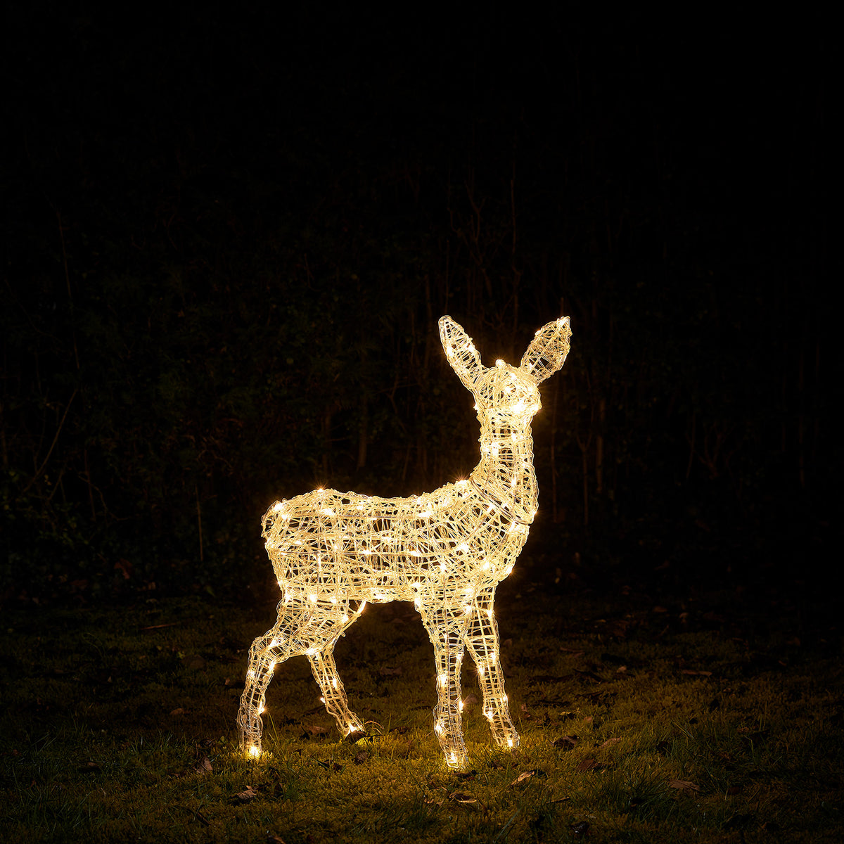 Bicolor LED-Rentier Rehkitz L Swinsty