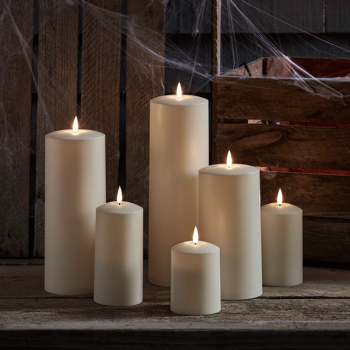 6er Set TruGlow® Outdoor Kerzen
