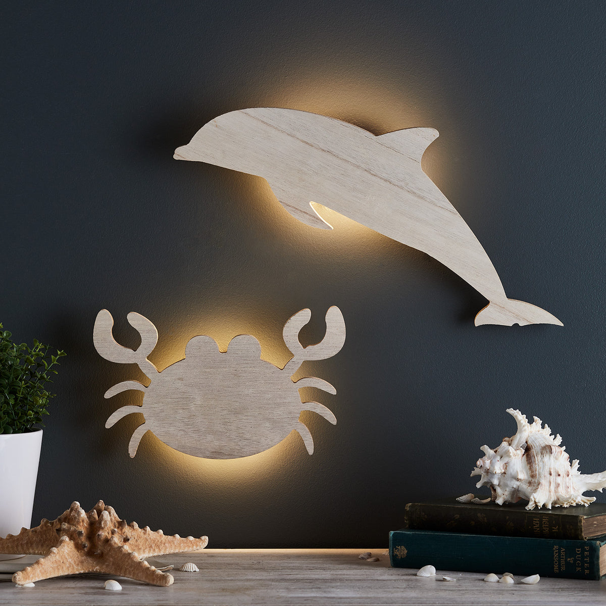 Delfin Wandlampe Kinderzimmer