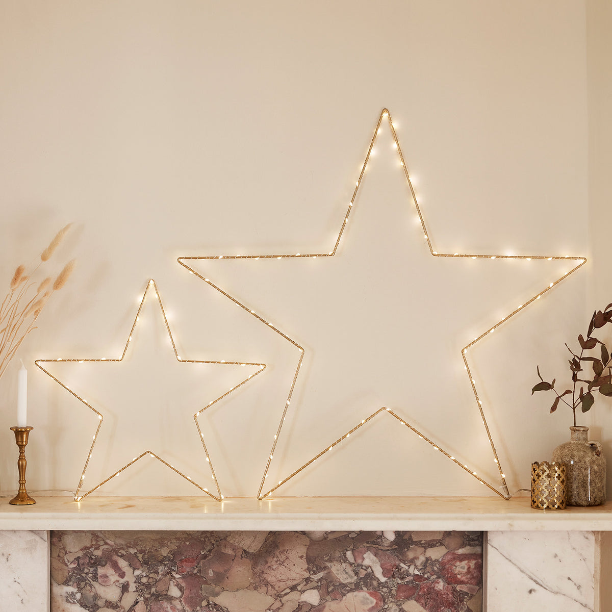 34cm Osby LED Stern gold