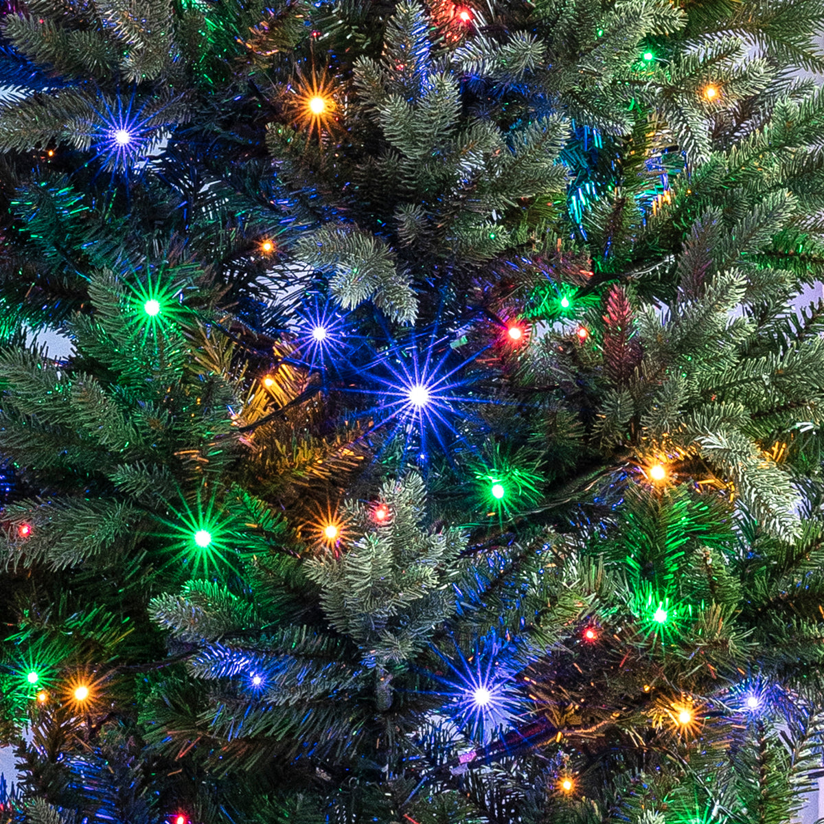 Essential Connect 40m 400er LED Lichterkette bunt koppelbar grünes Kabel