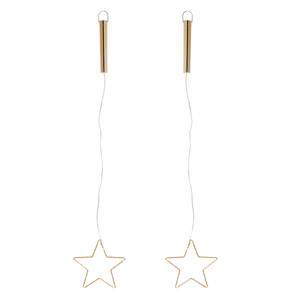 Kleines Osby LED Stern Duo gold