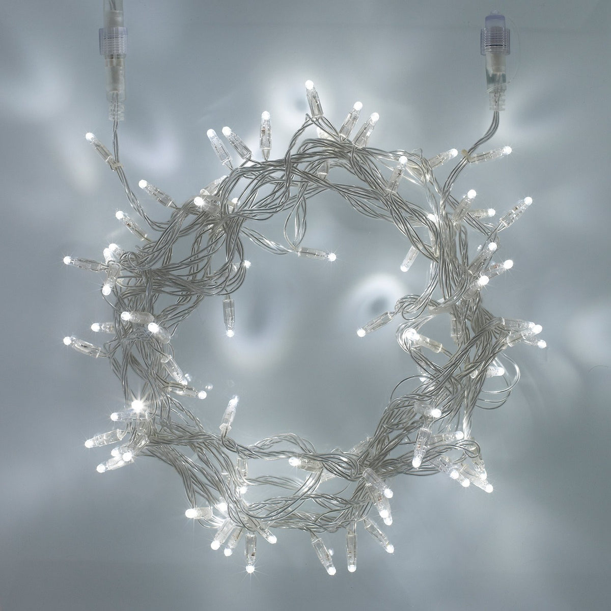 Core Connect 70m 700er LED Lichterkette weiß koppelbar transparentes Kabel