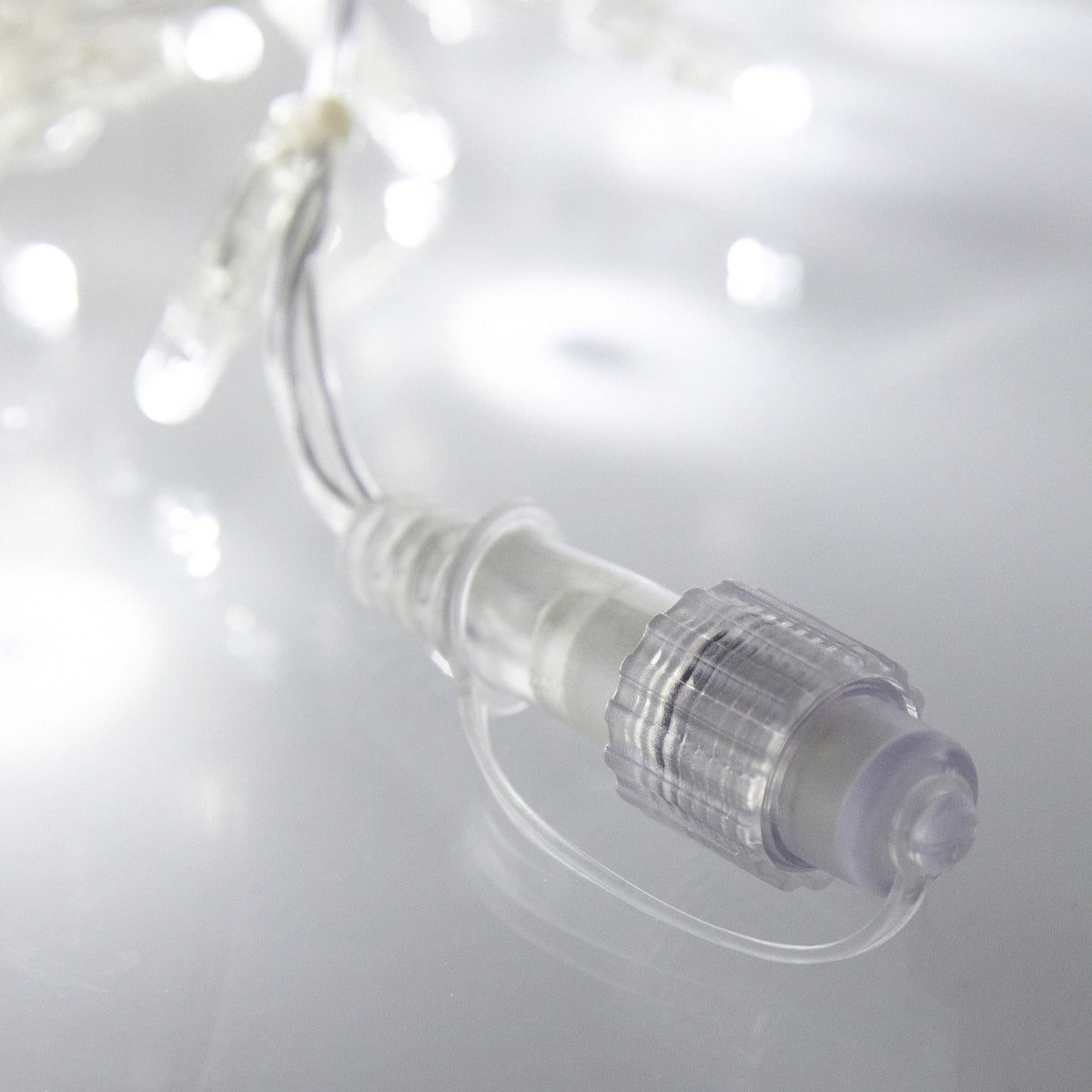 Core Connect 40m 400er LED Lichterkette weiß koppelbar transparentes Kabel