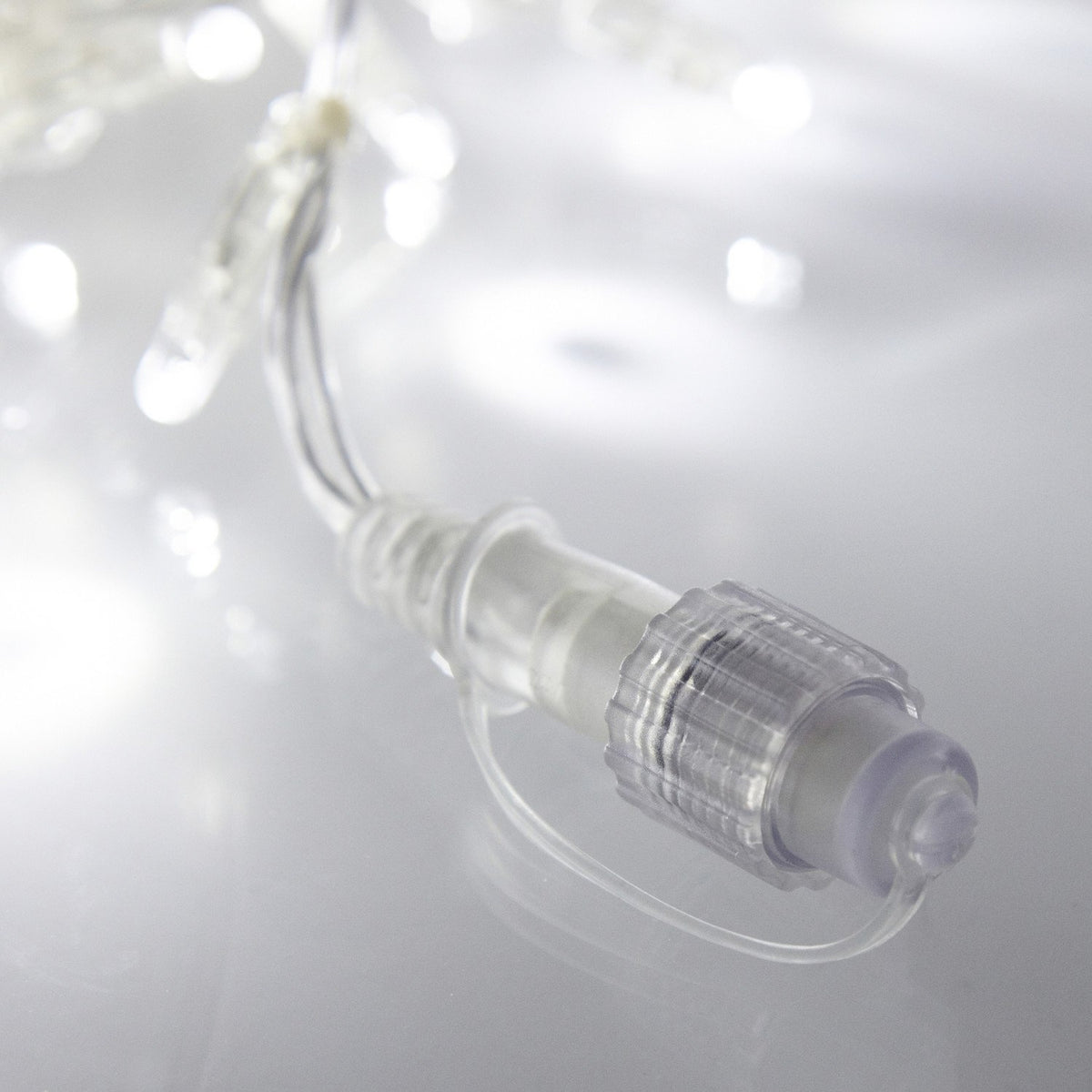 Core Connect 6m x 2m 420er LED Lichternetz weiß koppelbar transparentes Kabel