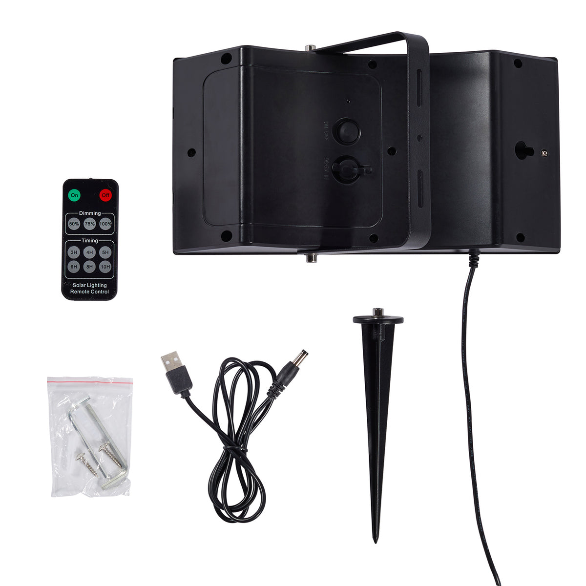 4er Set Solar LED Strahler in Premiumqualität 1W