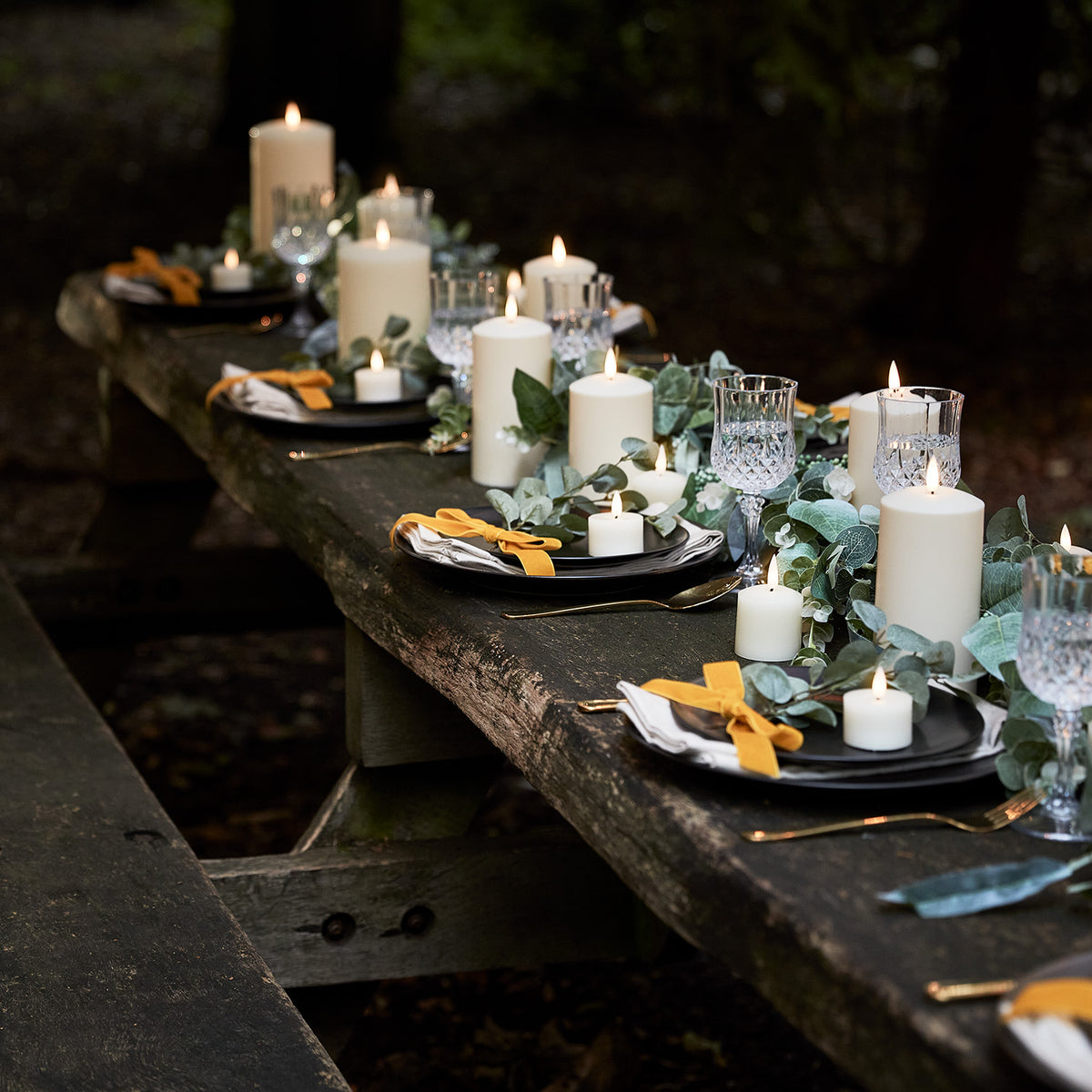 TruGlow® LED Outdoor Kerzen Trio