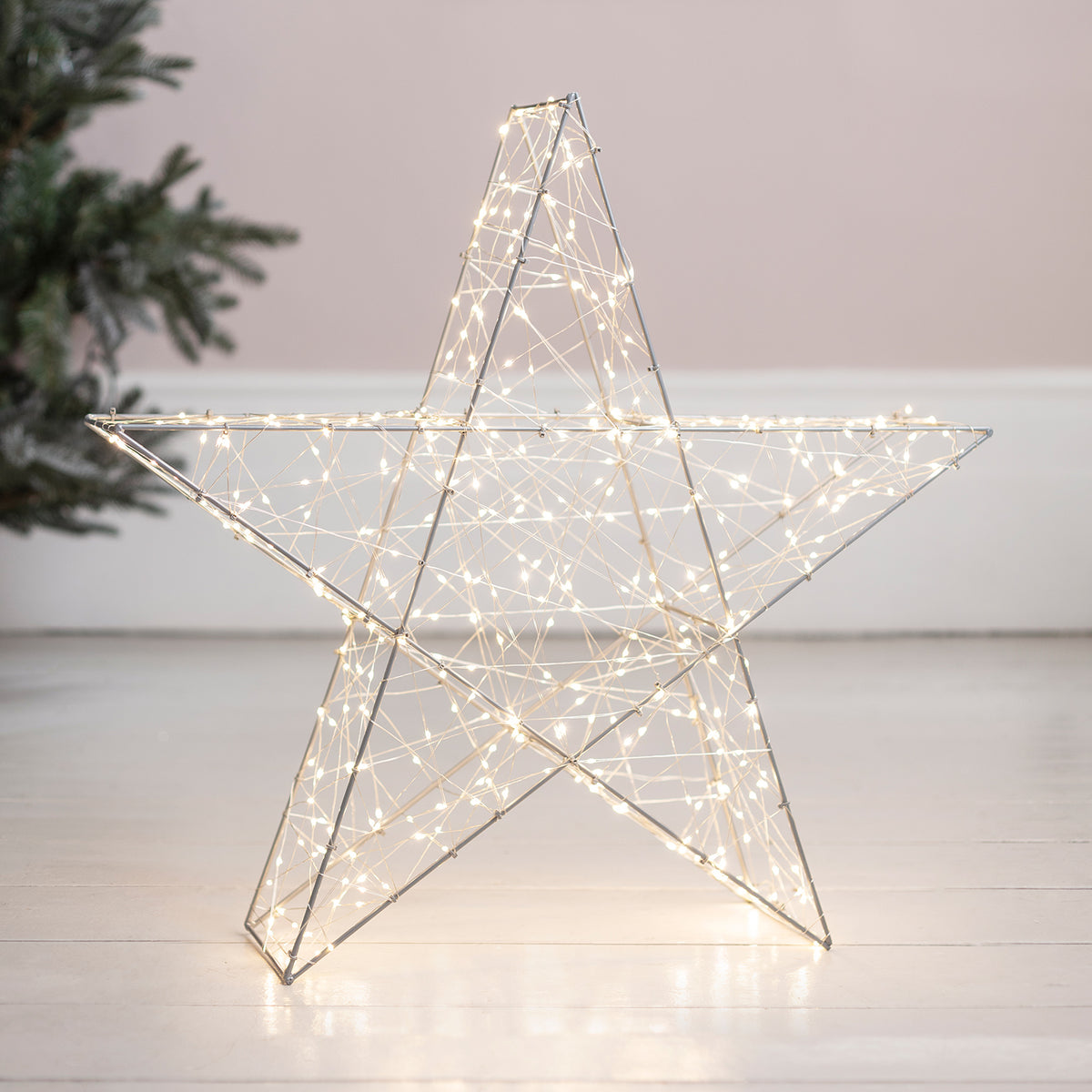 60cm LED Stern Weihnachtsdeko außen