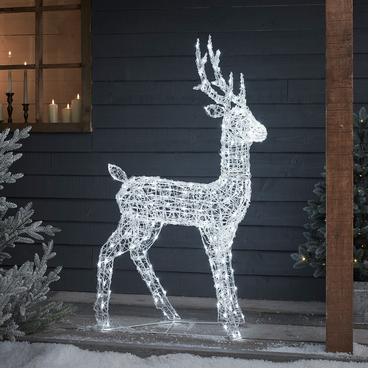 LED-Rentier Hirsch M Swinsty
