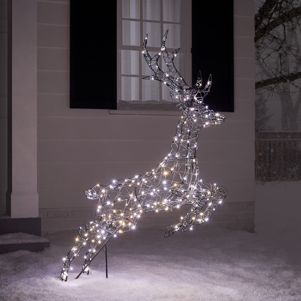 Springendes LED-Rentier Hirsch L Harlow